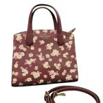 Kate Spade  Deep Berry “Frosted Floral” Satchel/Crossbody - NWOT Photo 0