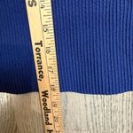 Babaton Aritzia Navy Blue Ribbed Square Neck Long Sleeve Sweater Top Size S Photo 3