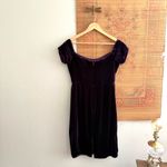 BCBG Max Azria Kerry Velvet Off Shoulder Plum Sheath Dress Photo 8