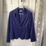 Amanda Smith Vintage  Velvet Rhinestone Button Blazer Jacket cotton women size 10 Photo 1