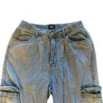 Simple Society  Jeans | Mid-Rise Denim Cargo Joggers |  Blue | Size: 29 # 1504 Photo 10