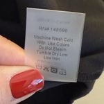 Universal Standard Jenna Stretch Poplin Cotton Ruffled Dress Black Large 22-24 Photo 10