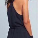 Anthropologie  ELEVENSES Navy DREE UTILITY ROMPER Relax Drawstring Jumper medium Photo 1