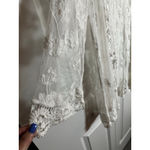 Anneliese White Lace Kimono size S Photo 4