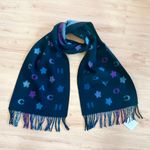 Coach Stars Striped Print Muffler 100%Wool# 4623 Photo 2