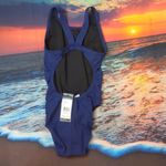 Adidas  one piece swimsuit navy blue size 26 Photo 2