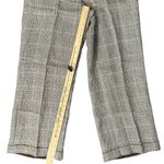 Ralph Lauren Lauren  Plaid Brown Cream Linen Mid Rise Cuffed Pants size 10 P Photo 7
