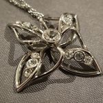 Ted Baker ππ Silver Chelo Crystal Breeze Pendant Swarovski Crystals Silver NWT Photo 2