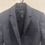 J.Crew  1035 Super 120’s Wool Pinstripe Blazer Charcoal Gray Old Money Preppy 00 Photo 3
