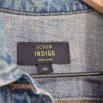 J.Crew  Indigo Classic Denim Trucker Jacket Dark Wash Jean Blue Women's XS Photo 5