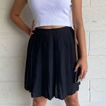 Forever 21 pleated black mini skirt with zipper Photo 2