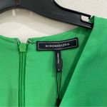 BCBGMAXAZRIA  Short Sleeve Fit and Flare Knot-Front Cocktail Mini Dress Size L Photo 3