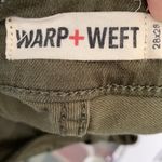 Warp + Weft JFK New York City Skinny Green Jeans Size 28 Photo 7