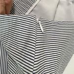 Ann Taylor  Striped Pencil Skirt Navy White Size 14 Career Office Business Casual Photo 10
