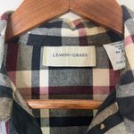 Lemon Grass Women’s Plaid Button Photo 3
