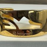 Salvatore Ferragamo Salvatore Ferragamo Gold Tone Bangle Bracelet Photo 0