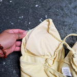 Revamped  Yellow Ribbed One-Piece Swimsuit Photo 5