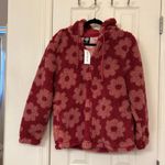 PacSun Raspberry Sherpa Flower Jacket Photo 0