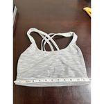 Lululemon  Energy Bra Ombre Melange Space Dye‎ EB White Multi Size 4 EUC No Pads Photo 5
