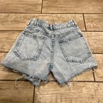 High Waist Denim Shorts High Rise Jeans Shorts Ripped Pants Summer Casual Pants Blue Size 26 Photo 3