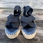 DKNY  womens strappy espadrille sandals vacation beach summer black 10 Photo 4