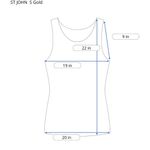 St. John Gold Knit Sweater Tank Top S Scoop Neck Sleeveless Sz S Designer Photo 8