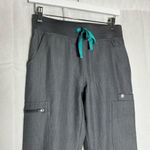 FIGS NWT Gray Yola W/ Yoga Waistband Petite Skinny Scrub Pants Size XSP Photo 2