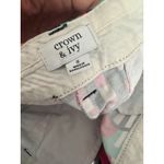 Crown & Ivy Sailing Print Striped Shorts Size 8 Photo 5