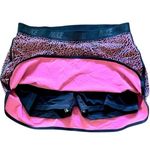 Nike  Golf Dri-FIT Skort Size L | Pink & Black Abstract Print, Built-In Shorts Photo 3