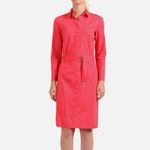 Hugo Boss  Vibrant Pink Shirt Dress Photo 3