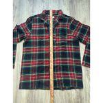 Banana Republic  Plaid Button-Up Pajama‎ Top Womens Size M Photo 5