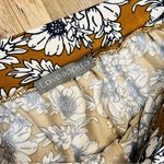 Loveappella  boutique boho floral skirt navy blue brown Photo 5
