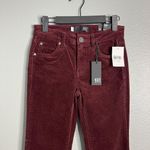 Kut From The Kloth NWT Diana Skinny Corduroy Jeans Pants Currant Size 00 Photo 1