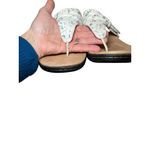 Clarks Laurieanne Rae Women's 11 Sandals White Blue Floral Slip On Comfort Shoes Photo 4