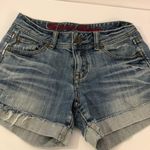 E Land Denim Cut Off Shorts Short SZ XS P, 5 Pocket Waist 25/26 Photo 1