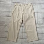 Nike Golf tour performance dri fit women 4 beige capris pants Photo 0