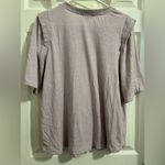 Democracy  plus size Women's Lavender ruffle short sleeve 1X Top Photo 4