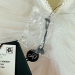 Adrianna Papell  Ivory Petal Florette Skirt Gown Photo 8