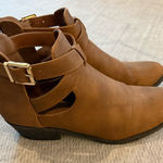Top Moda  Brown Ankle Boots with Buckle Detail 9 Photo 0