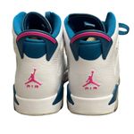 Jordan 6 Retro White Laser Fuchsia Green Abyss EUC Photo 6
