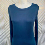 Young Fabulous and Broke Keaton Ombre Long Sleeve Dress Blue Jersey Tie Dye Size S Photo 2