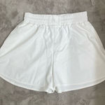 Free People NWT  Women's FP‎ Movement White Shorts Size S Training Swim Photo 0