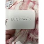 Lucy Paris  Womens Pink Tie-Dye  Cropped Shirt‎ S Photo 5