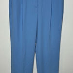 J.Crew ‎ blue wide leg pleated slacks size 12 new with tags Photo 0