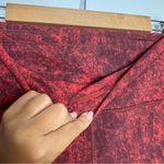 Lululemon  Denim Wash Print Autumn Red Black 23" Wunder Train High-Rise‎ Crop Photo 4