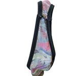 Sheer Mesh Tropical Coastal Hawaiian Island Artsy Floral Leafy High Cut Bodysuit Photo 3