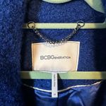 BCBGeneration BCBG Boucle coat, sapphire blue, super soft, button closure, Sz XXL Photo 6