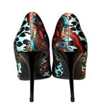 Carlos Santana Women’s Blue Leopard Paisley Posy Stiletto Heels Size 7.5 Photo 6