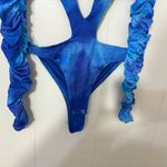 Outcast Clothing Sammy Tie Dye Blue Party Long Sleeve Sexy Dress Size S (READ) Photo 7