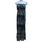 Eyelash Couture  Watercolor Ruffle Trim Tube Dress Medium Ethereal Fairycore Photo 11